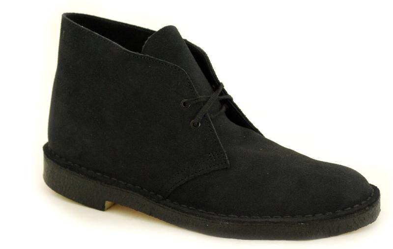 navy boots clarks