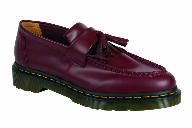 dr martens adrian cherry red